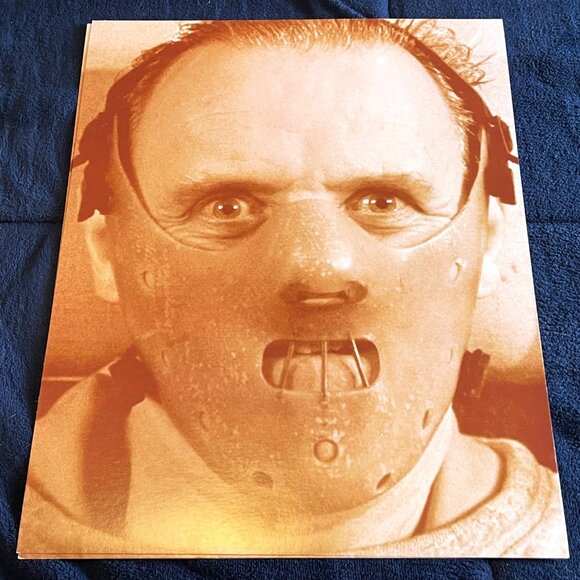Hannibal Lectner Sepia Photograph 14" x 11" Poster Movie Silence of The Lambs - Picture 1 of 3